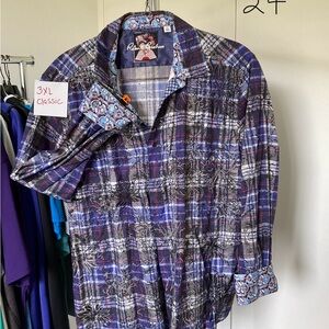Robert Graham Multicolor Plaid Shirt